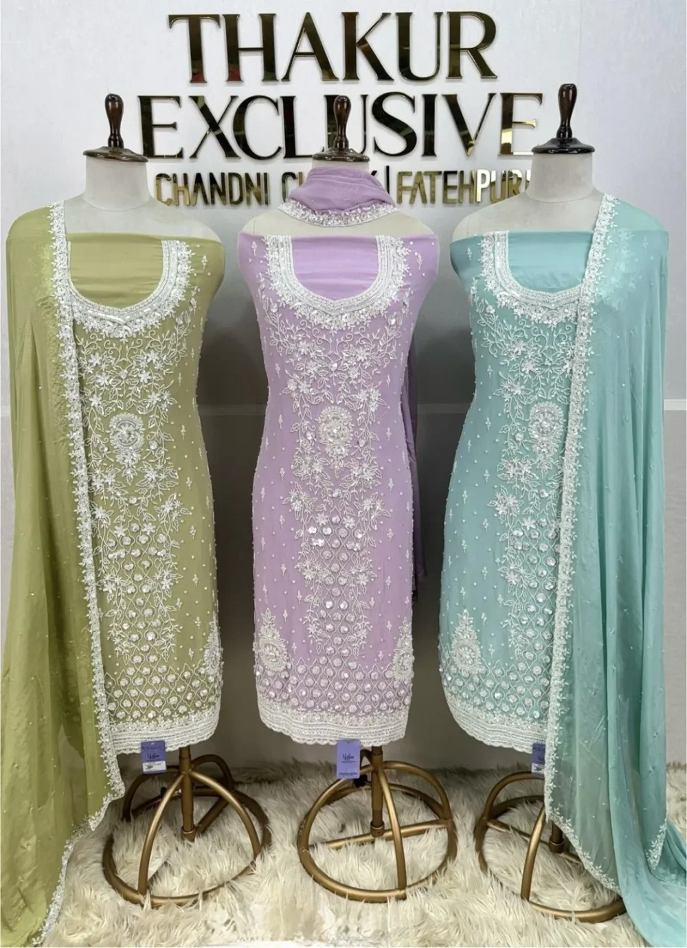 A coordinated assortment of Thakur Exclusive ethnic wear